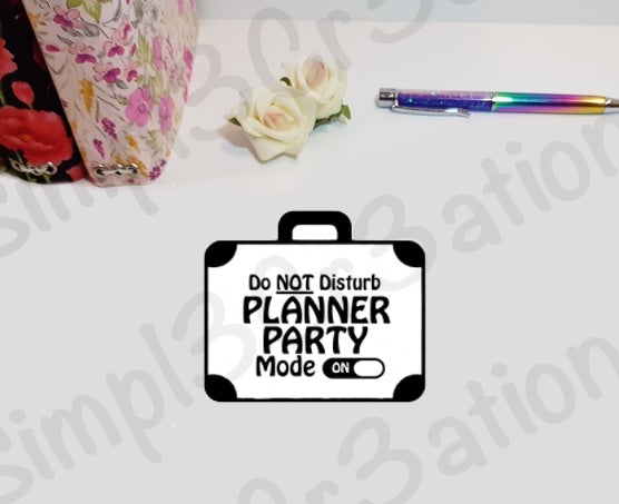 D001 | Planner Party Mode Die Cut (1356668796975)