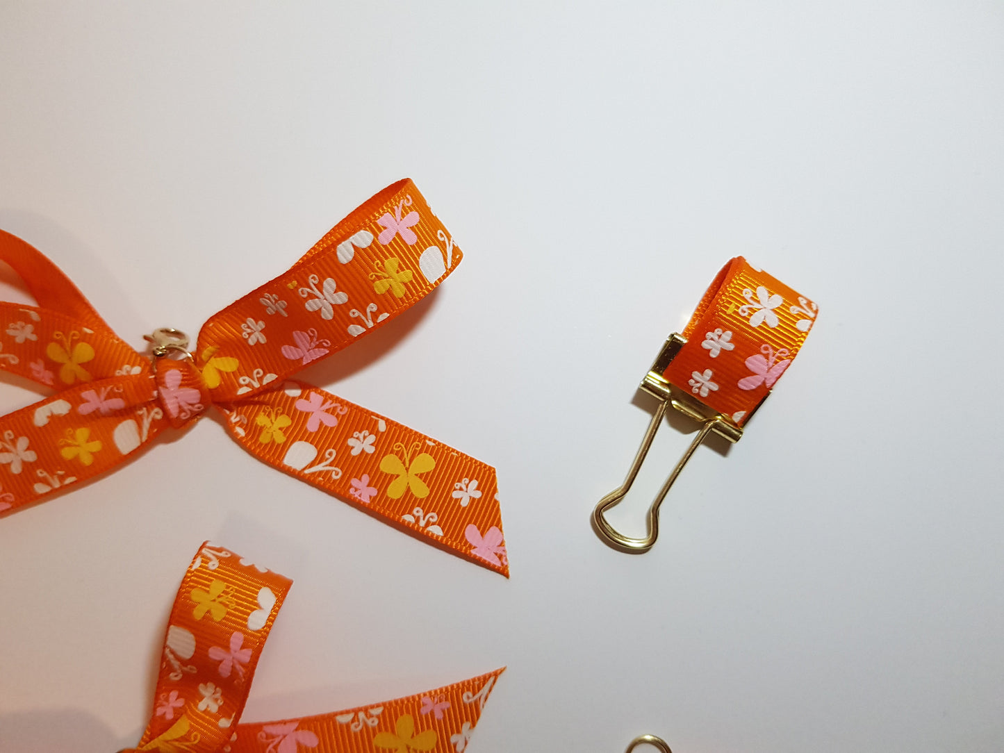 P001 | Paper Clips and Planner Charms - SET (Orange) (1312130433071)